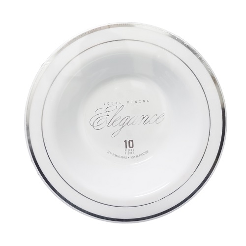 Satinware Part # TH100090 - Satinware 9 In. White Foam Plate (125